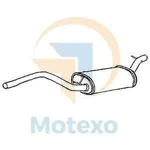 Klarius FE780L Auspuff Mittelbox FüR Focus 1.6 1998-2004-image