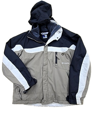 Columbia Men's 3-in-1 Interchangeable Jacket Gray/Navy M