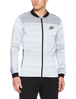 Nike Men's Sportswear AV15 Knit Bomber Jacket Medium 837008-100