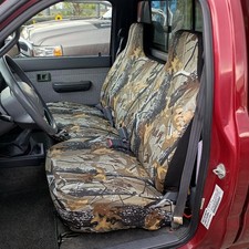 Truck Bench Car Seat Covers Camo Autum Tree Fits 95-04toyota Tacoma Molded Hr