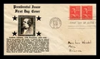 DR JIM STAMPS US COVER ANDREW JOHNSON PRESIDENTIAL SERIES FDC CROSBY PHOTO