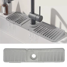 Best STARGAZ Silicone Faucet Mat for Kitchen Sink Faucet Draining Mat,Sink Back