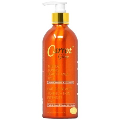 Carrot Glow Intense Toning Beauty Milk Lotion 16.8 oz