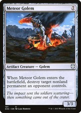 MTG -Meteor Golem - Kaldheim Commander - X1 - (NM) -