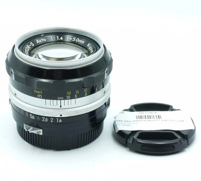 USED Nikon Nikkor-S 50mm F1.4 MF Film Lens