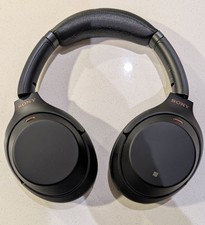 Sony WH 1000XM3 Black Wireless Bluetooth Noise Cancelling Over Ear Headphones