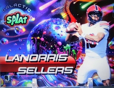 2025 Wild Card Splat Football - Galactic Refractor 1/1 - Lanorris