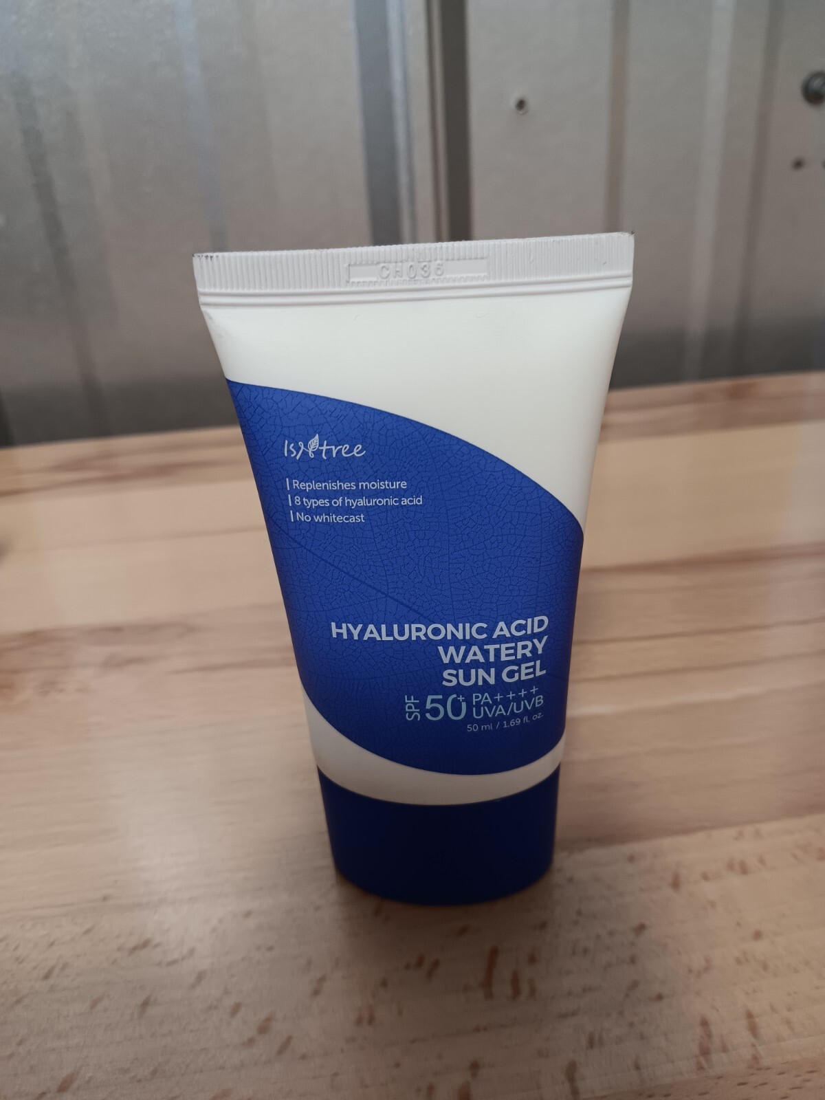 Hyaluronic Acid Hydrating Sun Gel SPF 50ml Lightweight Moisturizing Sunscreen-image