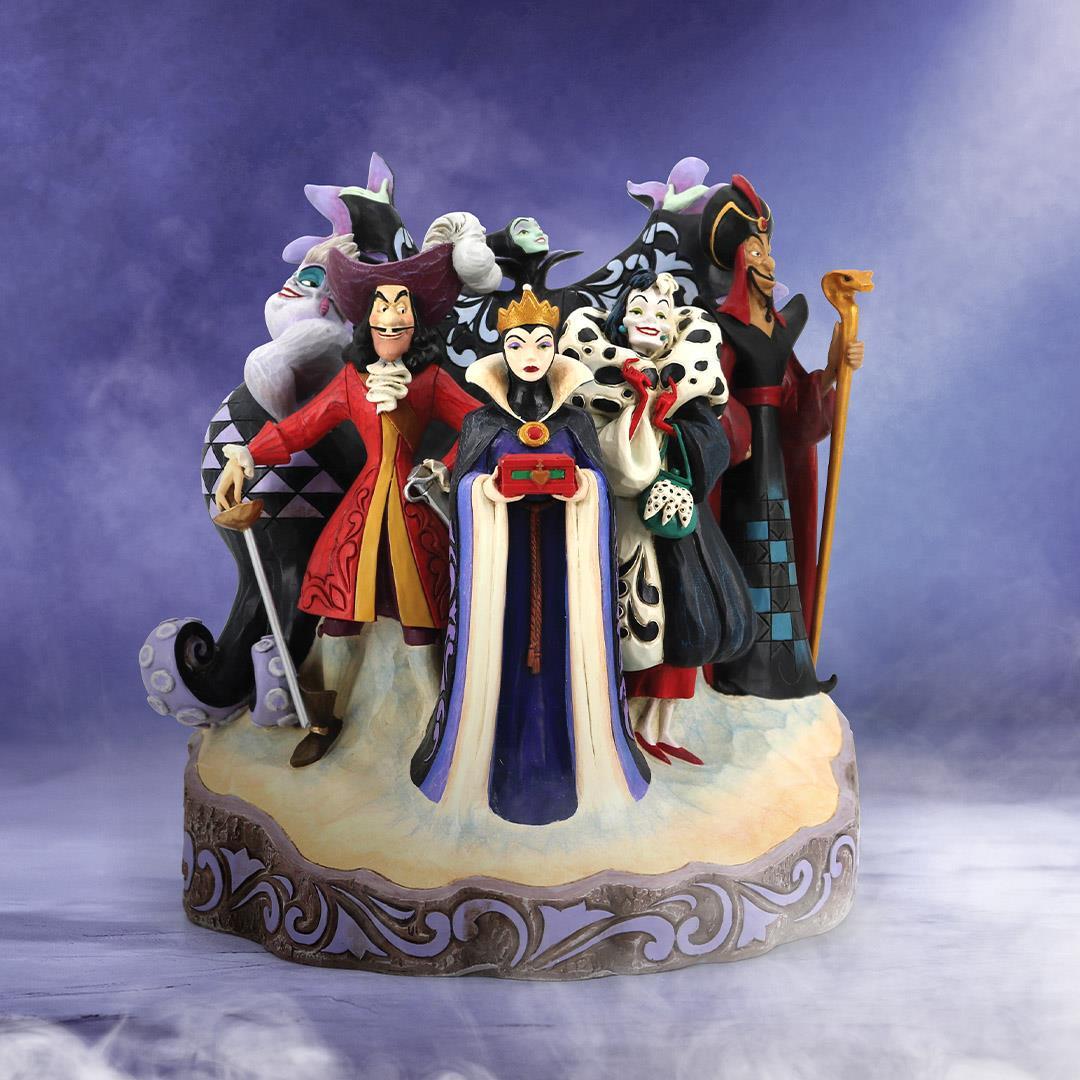 Jim Shore Disney Traditions Villains Carved by Heart Figurine