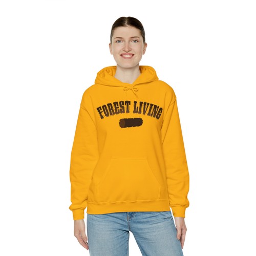 Sudadera con capucha unisex de mezcla pesada "Forest Living" para aventuras al aire libre - Imagen 45 de 109