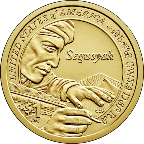 2017-P Native American Dollar — photo from the most recent tracked eBay sale