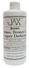 Jax Brown Patina for Brass, Bronze & Copper 16oz.