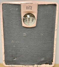 Vintage Pink Bathroom Scale Ritz 1950s Retro