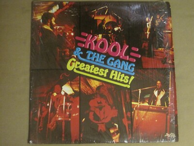 KOOL & THE GANG GREATEST HITS LP ORIG '75 DE-LITE DEP-2015 FUNK SOUL NM- SHRINK!