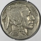 1935 Buffalo Nickel - Very Fine (VF) KM#134 Rev Scratch - 4491