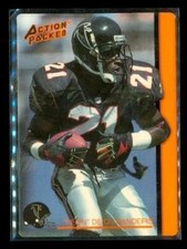 1992 Action Packed Football Card Deion Sanders Neon Orange #84N Atlanta Falcons
