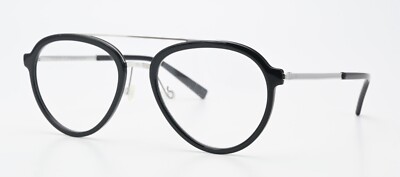 FLEYE COPENHAGEN Brille KANI 050 Schwarz Silber Pilot Tropfen Skandi Brand M - L