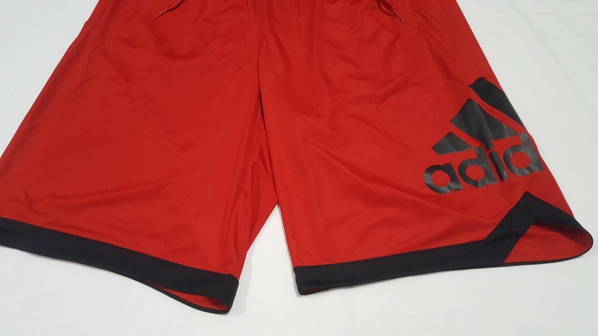 Adidas Men's Basketball shorts SPT BOS Scarlet DX6744 Size