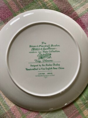 BOEHM miniature rose TOY CLOWN Collector Plate 8.25" LIMITED ISSUE | eBay BOEHM miniature rose TOY CLOWN Collector Plate 8.25" LIMITED ISSUE | eBay