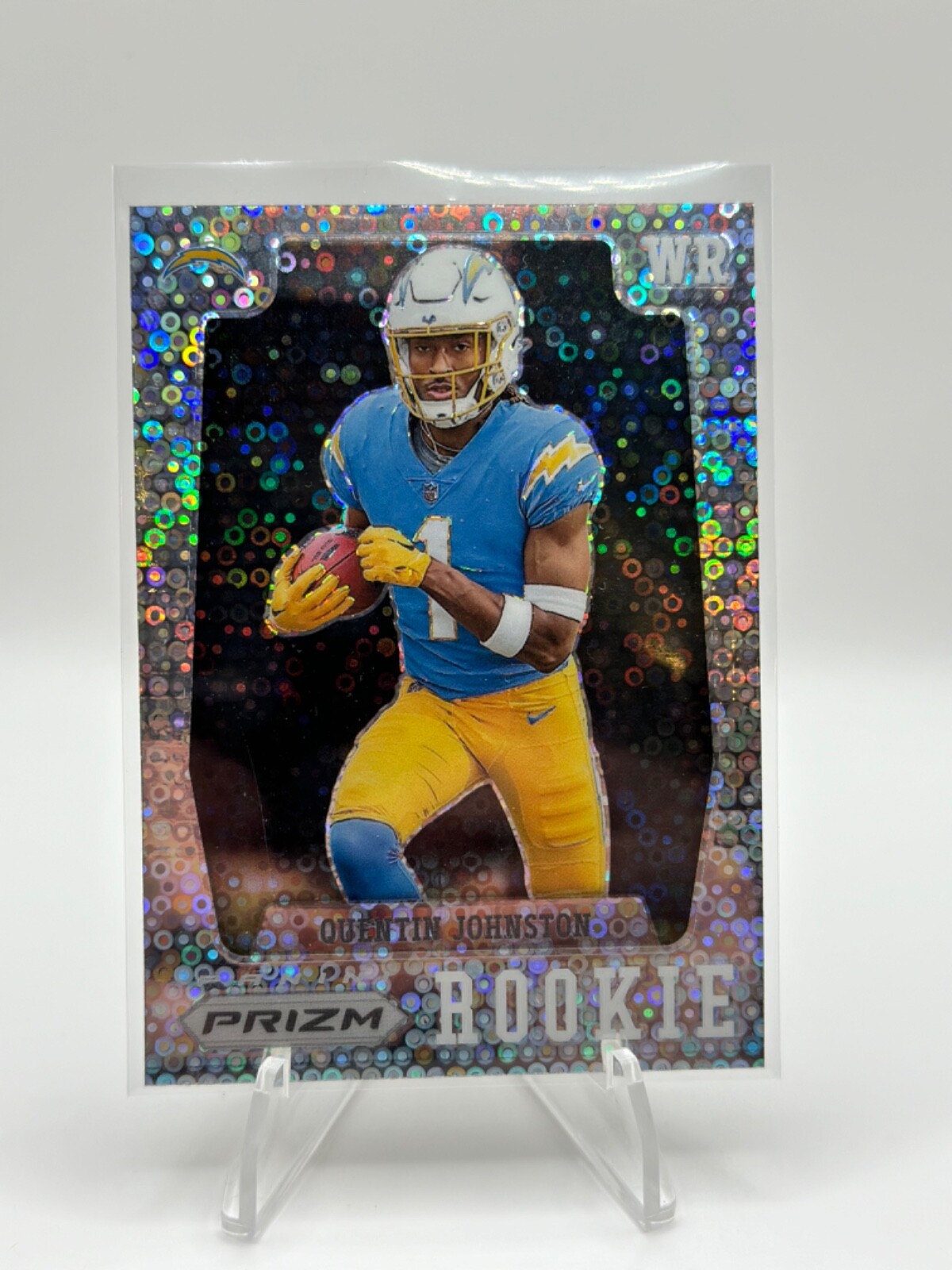 2023 Panini Prizm Prizm Flashback Rookie No Huddle Prizm PFR-9 Quentin Johnston