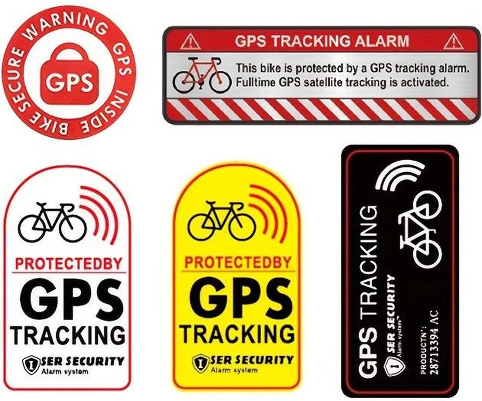 Autocollant indicateur alarme suivi GPS