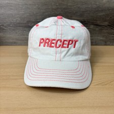 Precept Hat Cap Girls Youth White Pink Golf Golfing Adjustable Kids