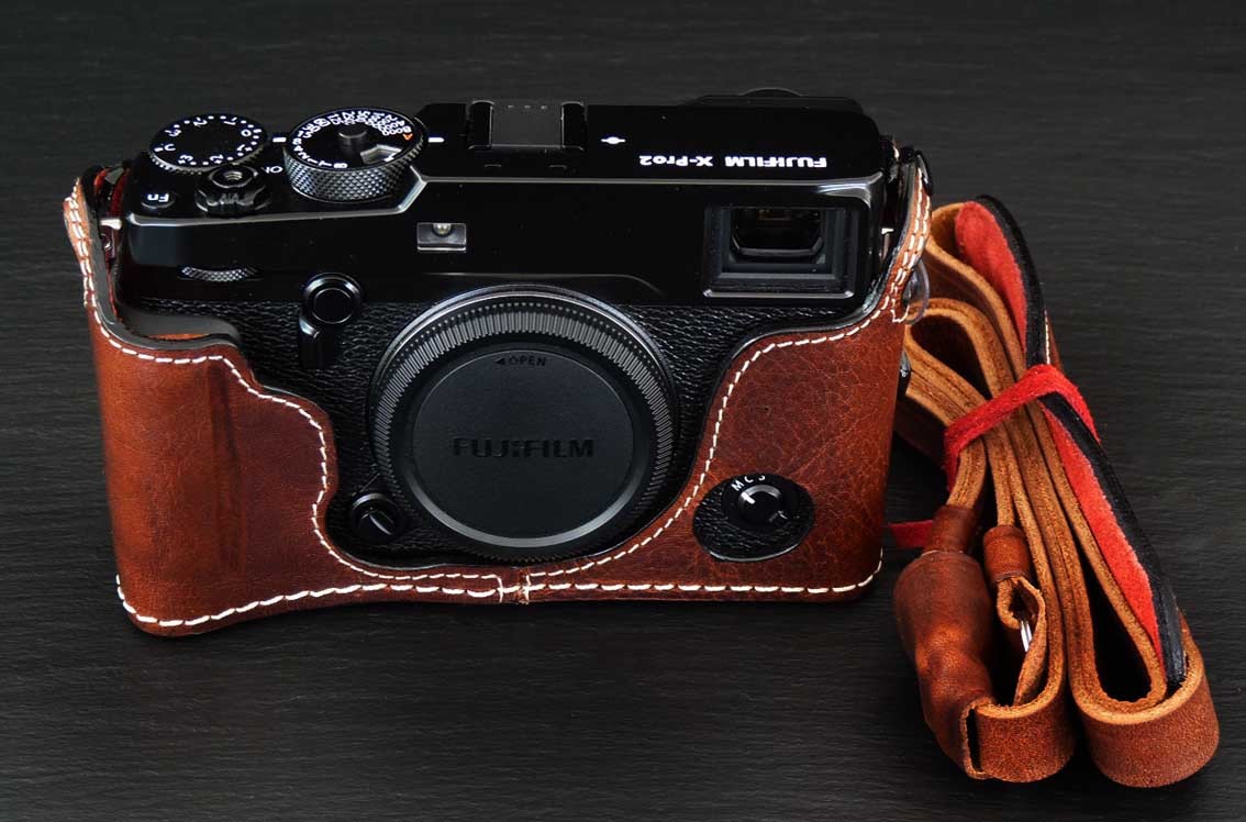 LUIGI CASE+DELUXE STRAP FOR FUJI FINEPIX X-PRO2,GRIP+BATTERY