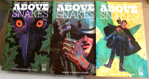 Image 2022 3 of 5 issues ABOVE SNAKES 1 2 3 qq NM vengeance weird western