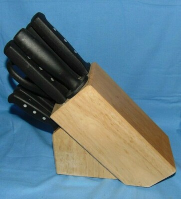 Kitchen Aid Knife Block with Knives Sharpener