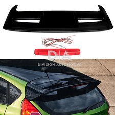 FORD FIESTA MK7 MK7.5 ST STYLE REAR BOOT ROOF SPOILER GLOSS BLACK 08-19 OEM FIT