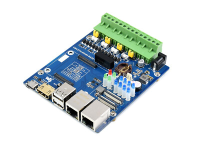 Waveshare Dual ETH Quad RS485 Base Board (B) for Raspberry Pi Compute Module 4