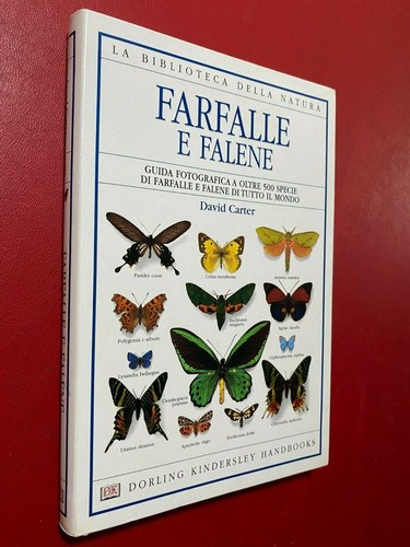 David CARTER - SCHMETTERLINGE UND MOTTEN Ed DK (2003) Fotoguide 500 Arten Welt