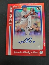 Yohander Mendez 2017 Donruss Signature Series Auto #17/99