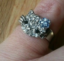 Hello kitty Childrens Adjustable Ring - UK SELLER - Multiple colours available