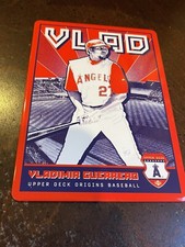 2005 Upper Deck Origins Baseball Metal Vladimir Guerrero 5”x7”