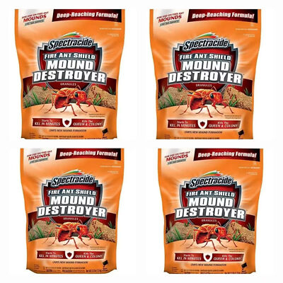 (4) Spectracide Fire Ant Mound Destroyer Granules 14 lbs - (4 X 3.5lbs) HG-96470