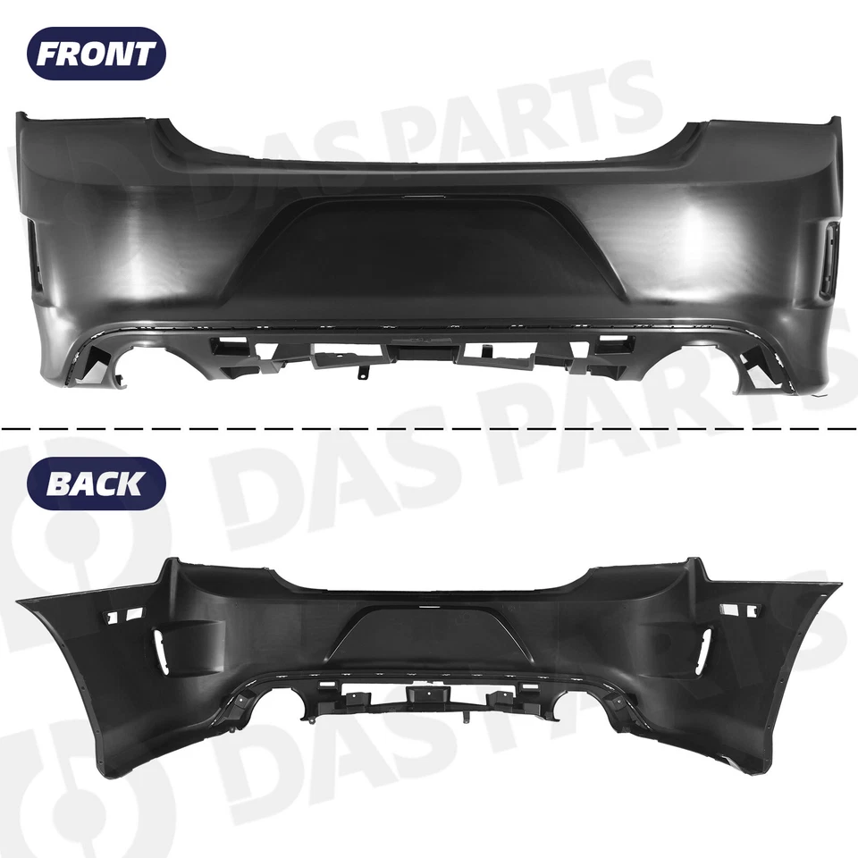 For 2011-2014 Dodge Charger SRT 8 SRT8 Style Rear Bumper Cover w/Side Grille Kit Foto 2 de 4