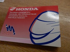 HONDA SGX50 OWNERS MANUAL 1997