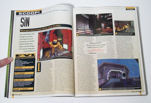 PC Gamer December 1997 Holiday Extravaganza w/ 2 CDs of Demos Resident Evil MORE - Picture 9 of 24