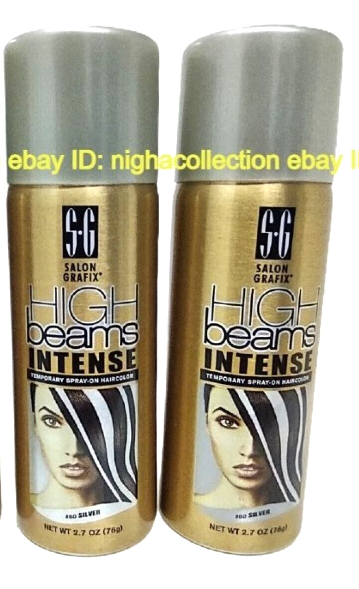 On Hair Color - #60 Silver 2.7 Oz Each