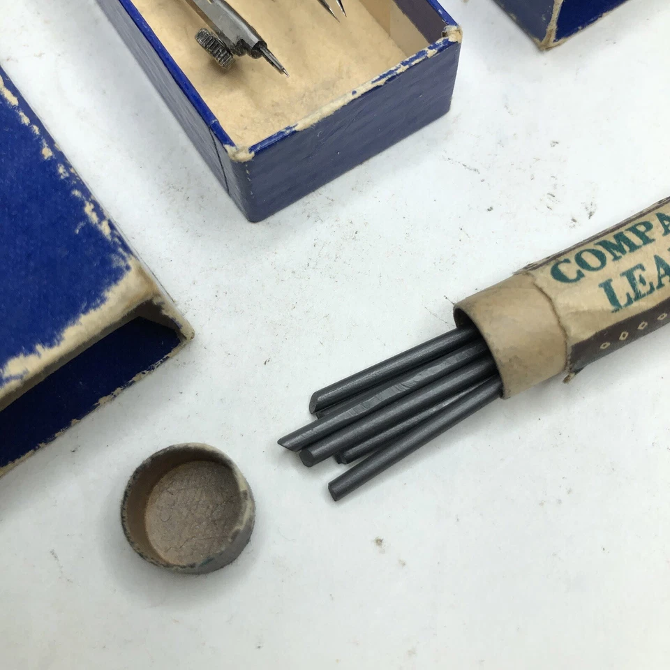 Vintage Lot 2 Charles Bruning Co Bow Pencil Leads Compass Draft Tools (Germany) - Image 4 of 4