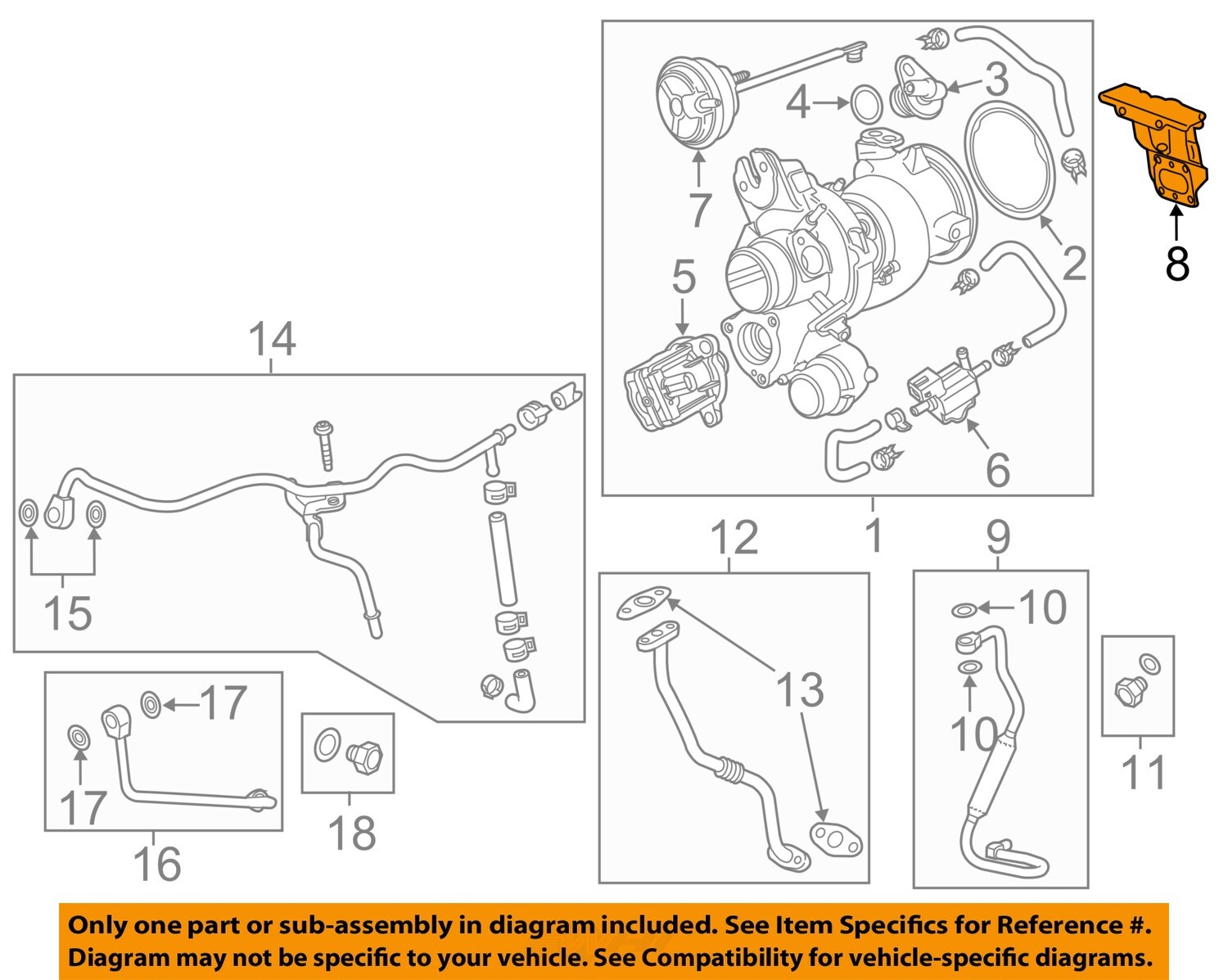 GM OEM Turbocharger Turbo-Heat Shield 12673929 | eBay