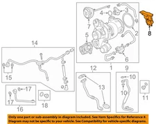GM OEM 16-24 Cruze EngineTransaxle Turbocharger Components-Heat Shield 12673929