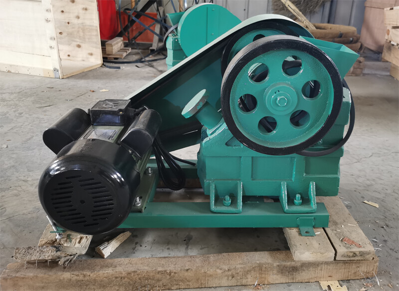 220V Powered Jaw Crusher Hard Rock Mining Sampling Lab