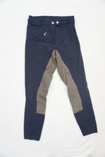CAVALLO CHAMP YOUTH GIRLS SZ 24 BLUE EQUESTRIAN RIDING PANTS/BREECHES STRETCH