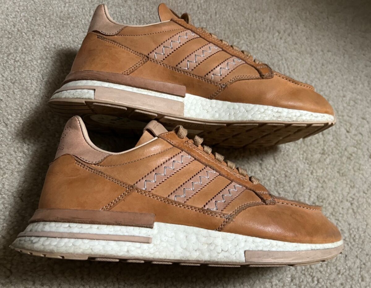 ADIDAS X HENDER SCHEME ZX 500 RM FULL LEATHER NATURAL Men's ADIDAS X HENDER SCHEME ZX 500 RM FULL LEATHER NATURAL Men's
