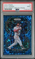 2022 Panini Prizm #5 Kyle Tucker Blue Donut Circles /199 PSA 9