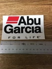 Large Abu Garcia For Life Fishing Stickers - 5 X 3 Inch