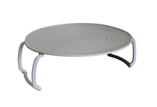 Microwave Multipurpose 4 in 1 Tray Stand Rack Splatter Guard Carry Tray Stacking