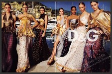 Dolce & Gabbana Dresses 2000s Print Advertisement (2 Page) 2009 Boat Marina